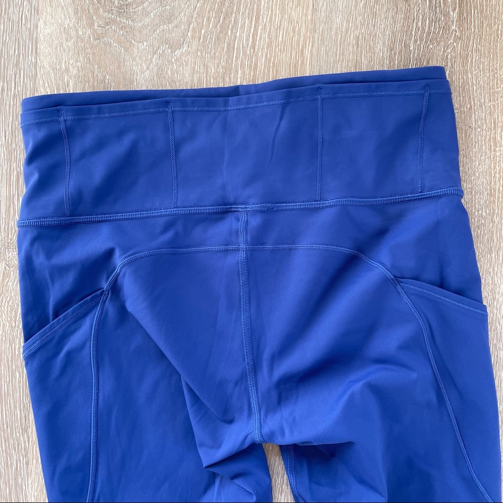 Lululemon fast & free 7/8 25” tight II nulux psychic blue - Picture 13 of 16